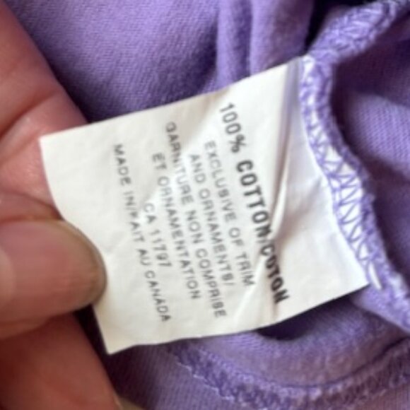 2/$30 Please Mum Purple LS shirt Puppy Love Hearts Girls Size 36MTH Vintage - Picture 5 of 12
